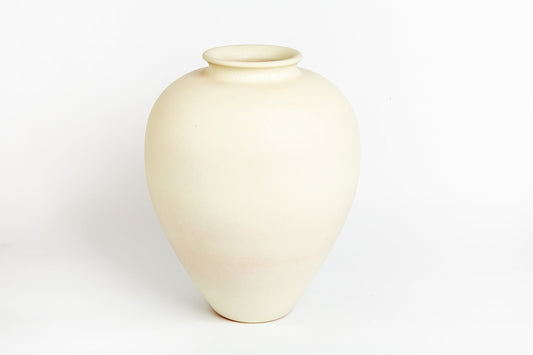 Accessories - Ivory White - Rounded Vase