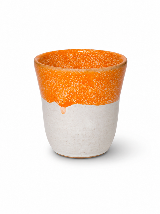 Accessories - Dual-Tone(Orange White) Espresso Cup