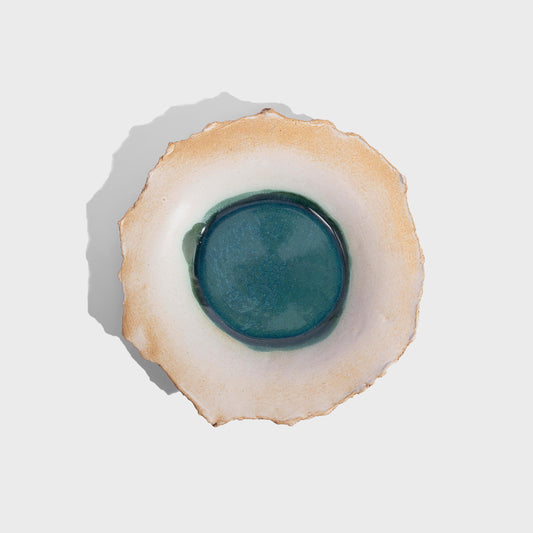 Bloom - Aqua Heart Ivory (White) Deep Plate