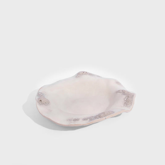 Ups & Downs - Ivory Frost Deep Plate