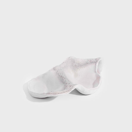 Ups & Downs - Ivory Frost Side Double Bowl