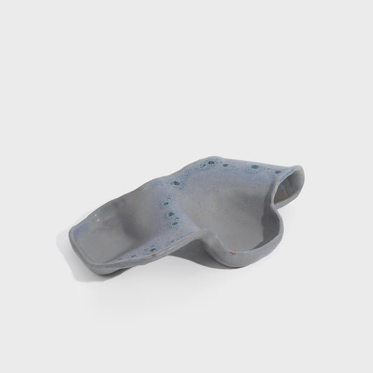 Ups & Downs - Blue Frost Side Double Bowl