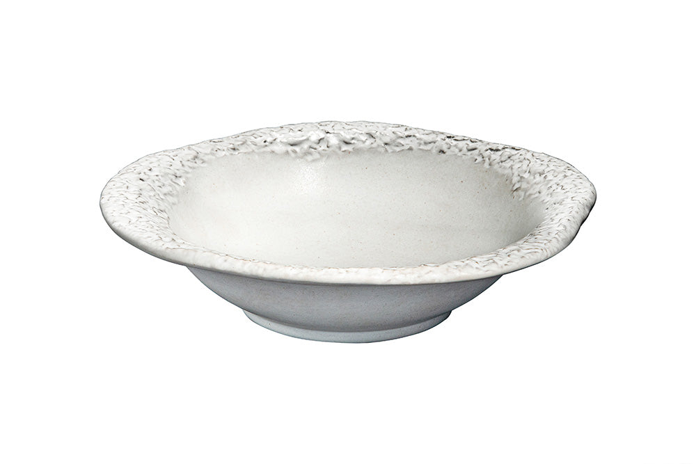 Coral - White Matt Deep Plate