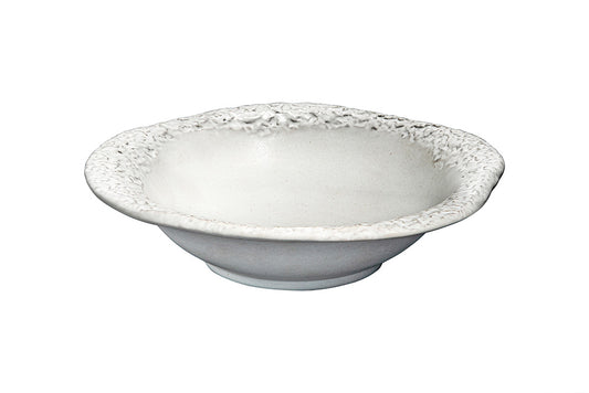 Coral - White Matt Deep Plate