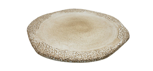 Coral - Ivory (White) Flat Plate