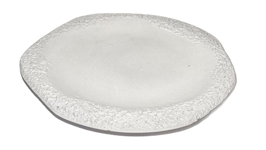 Coral - White Matt Flat Plate