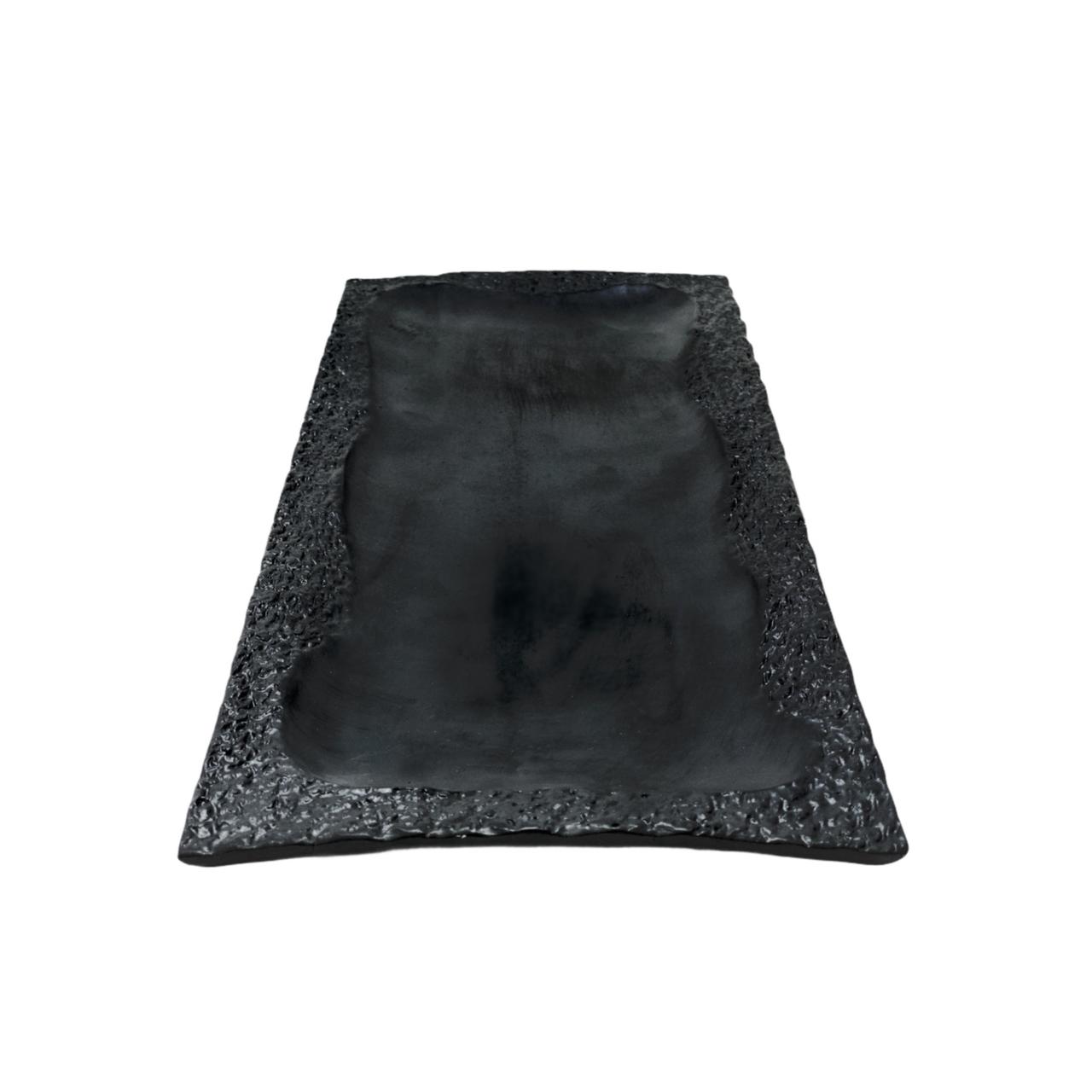 Coral - Black Matt Rectangular Serving Platter