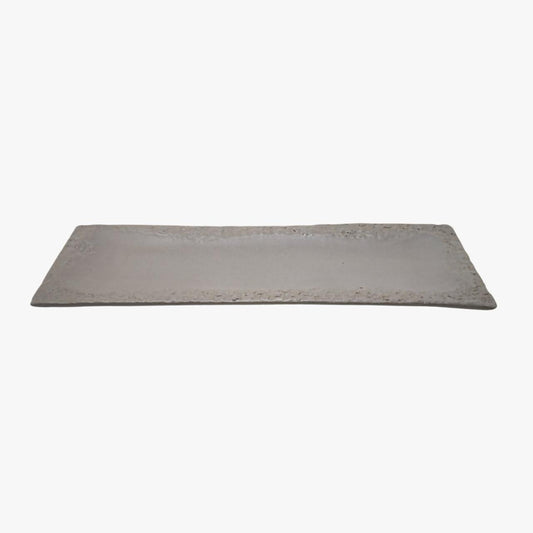 Coral - Greyish Blue Rectangular Serving Platter