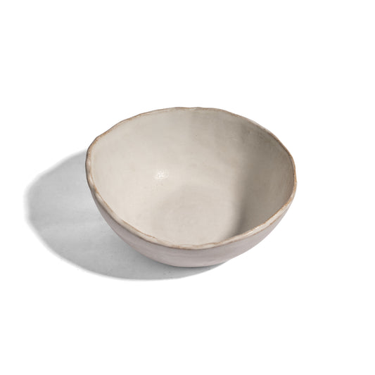 Caves - Ivory White Bowl