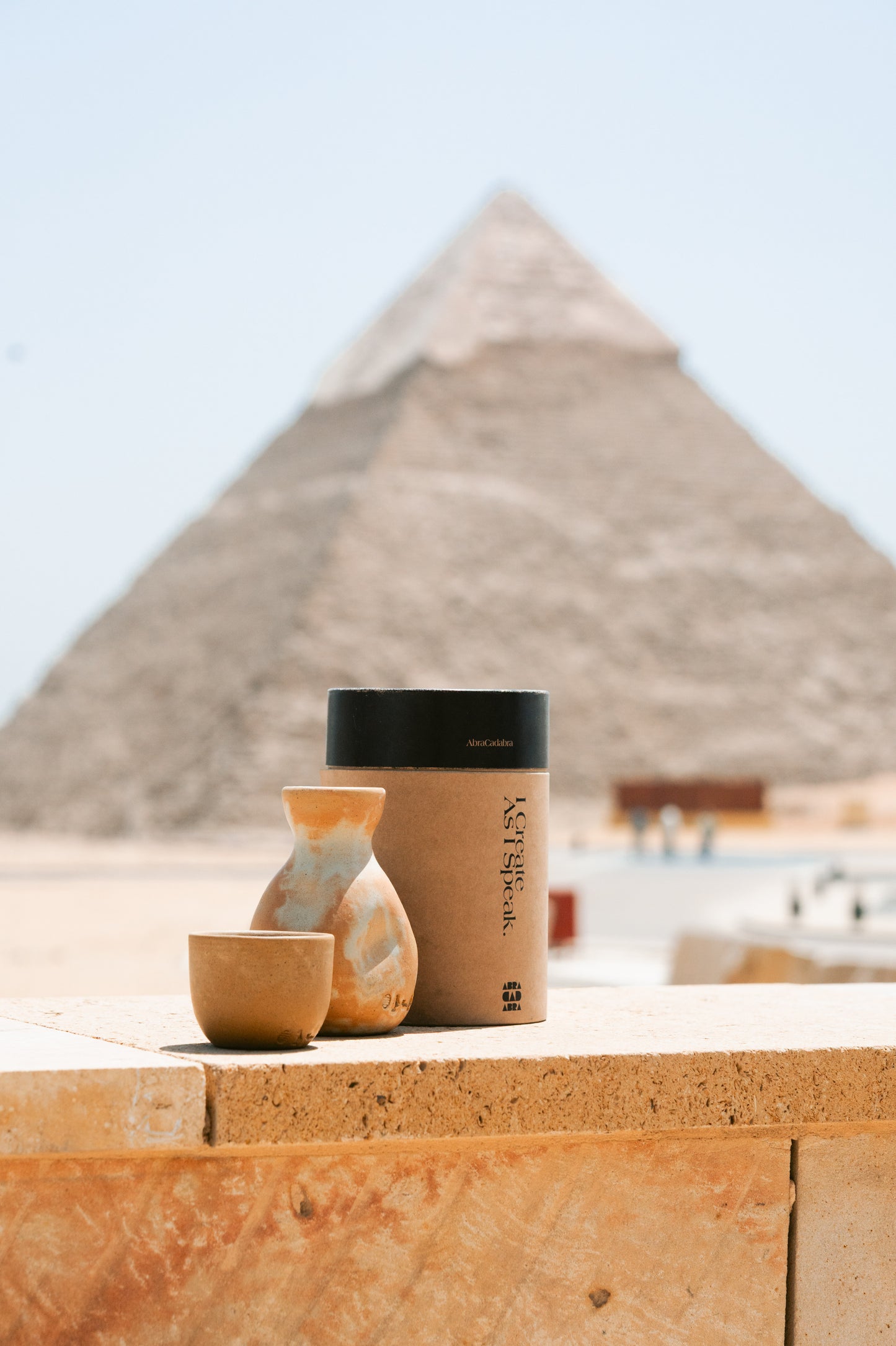 Caves - Nude Sand (Beige) Set of Bottle & Cup