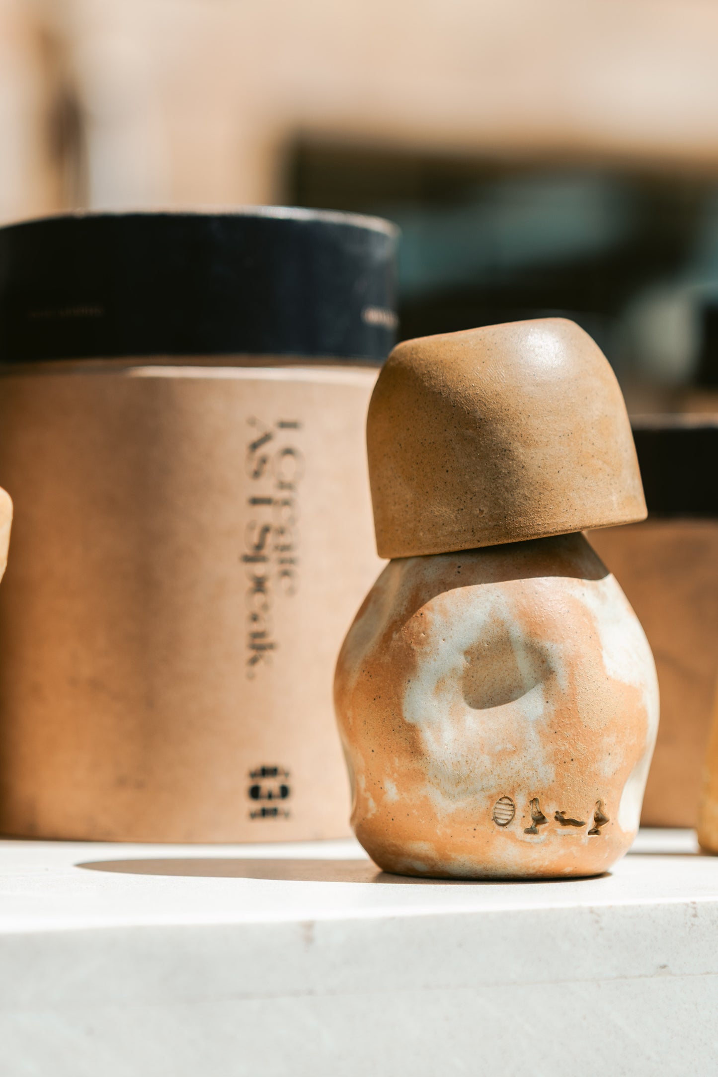 Caves - Nude Sand (Beige) Set of Bottle & Cup