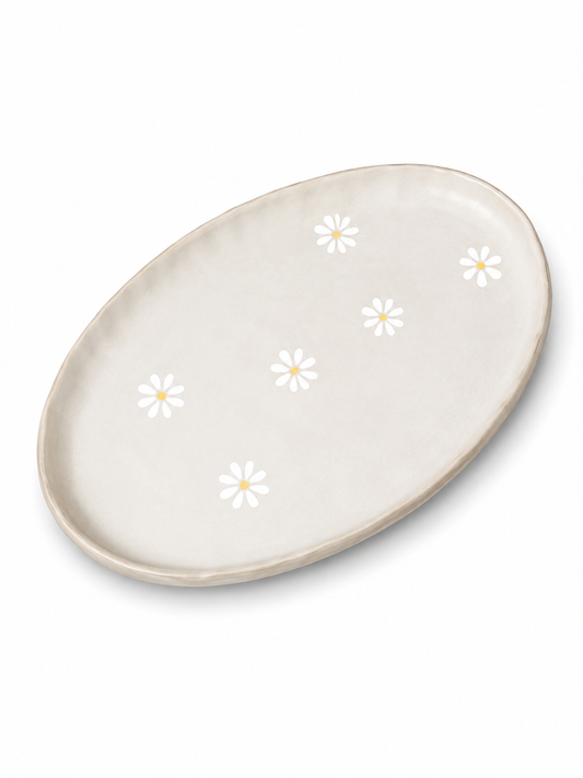 Caves - Seaside Oval Serving Butter Plate - SP