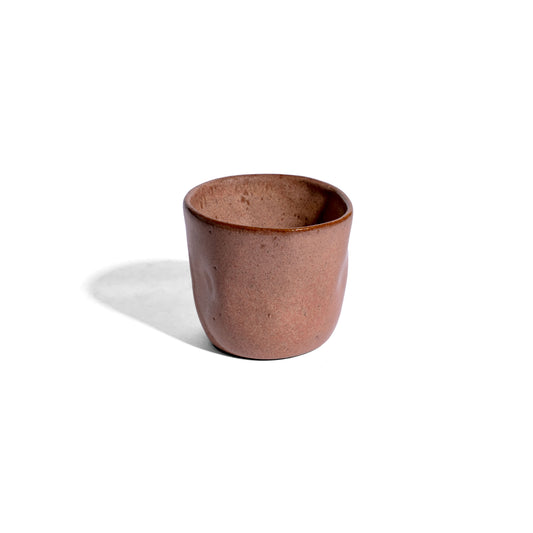 Caves - Glossy Clay Espresso Cup without Handle