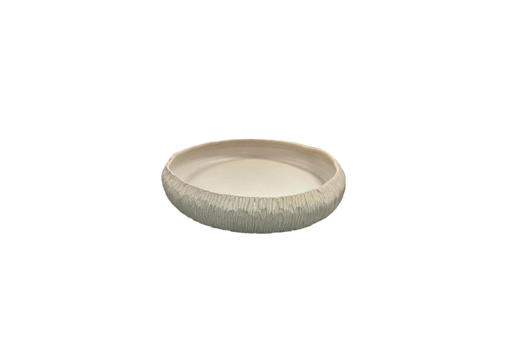 Coco - Ivory White Deep plate