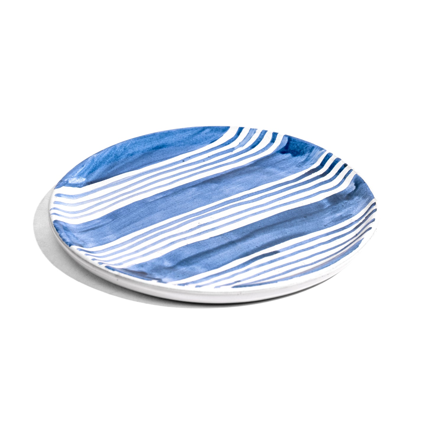 Dunes - Blue Stripes Flat Plate
