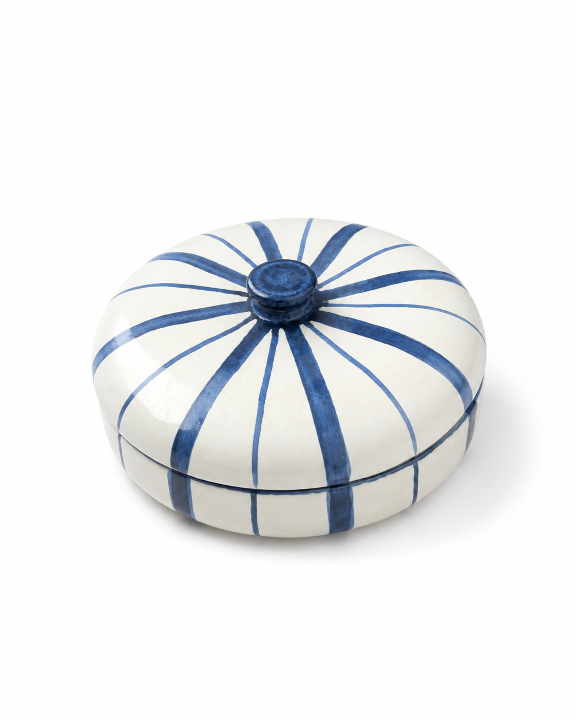 Dunes- Blue Stripes Tajin with Cover