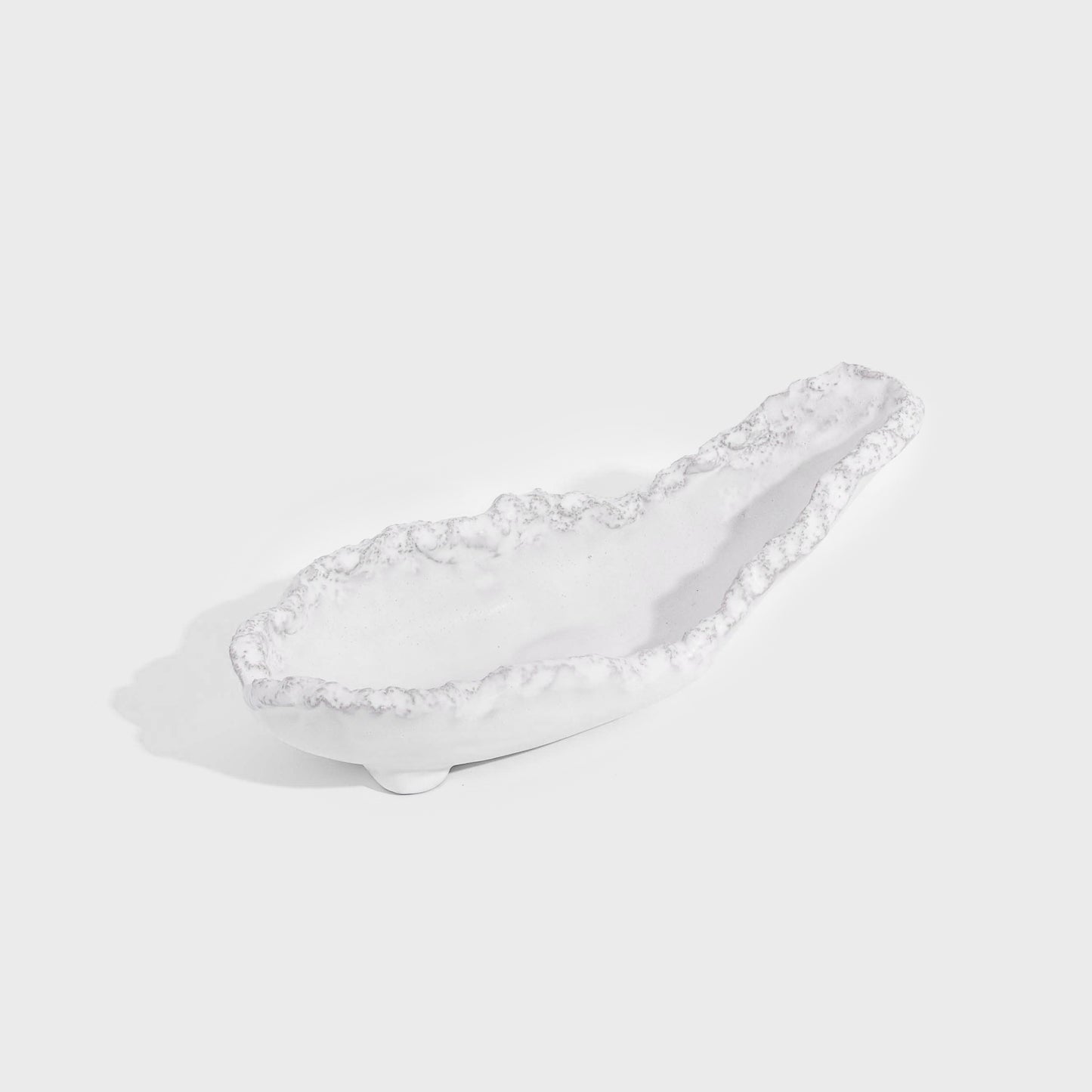 Lava Flames - Ivory White Vessel