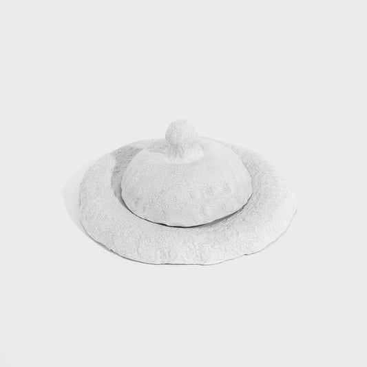 Lava Flames - Ivory White Molten Peak