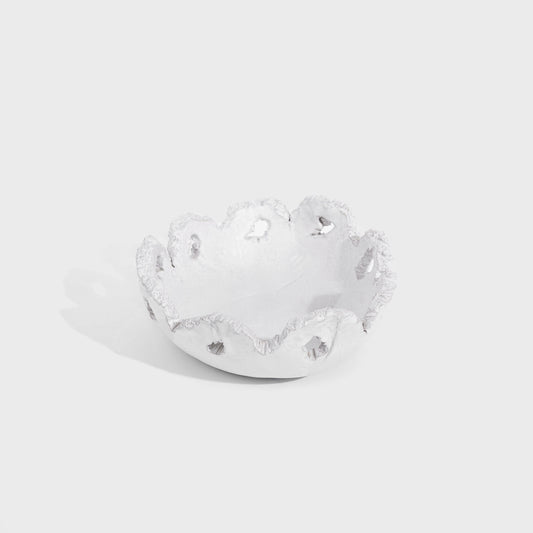 Lava Flames - Ivory White After Heat Bowl