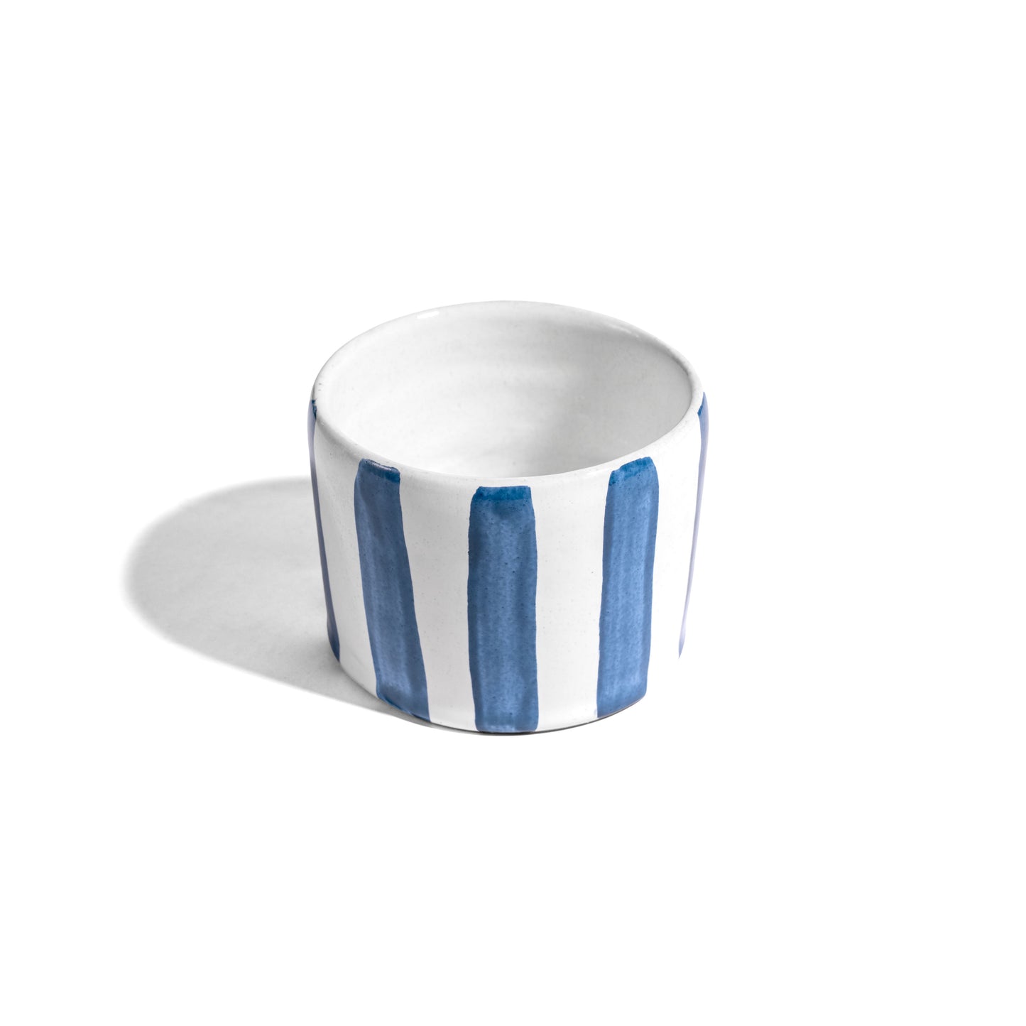 Dunes - Blue Stripes Cappuccino Set