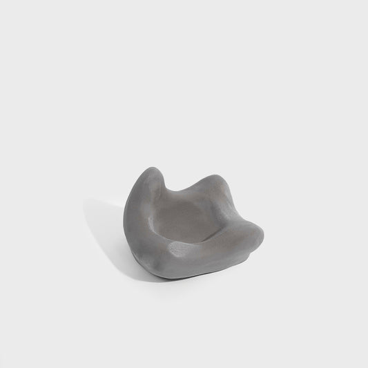 Terra Pebbles - Charcoal Complimentary Square Shape