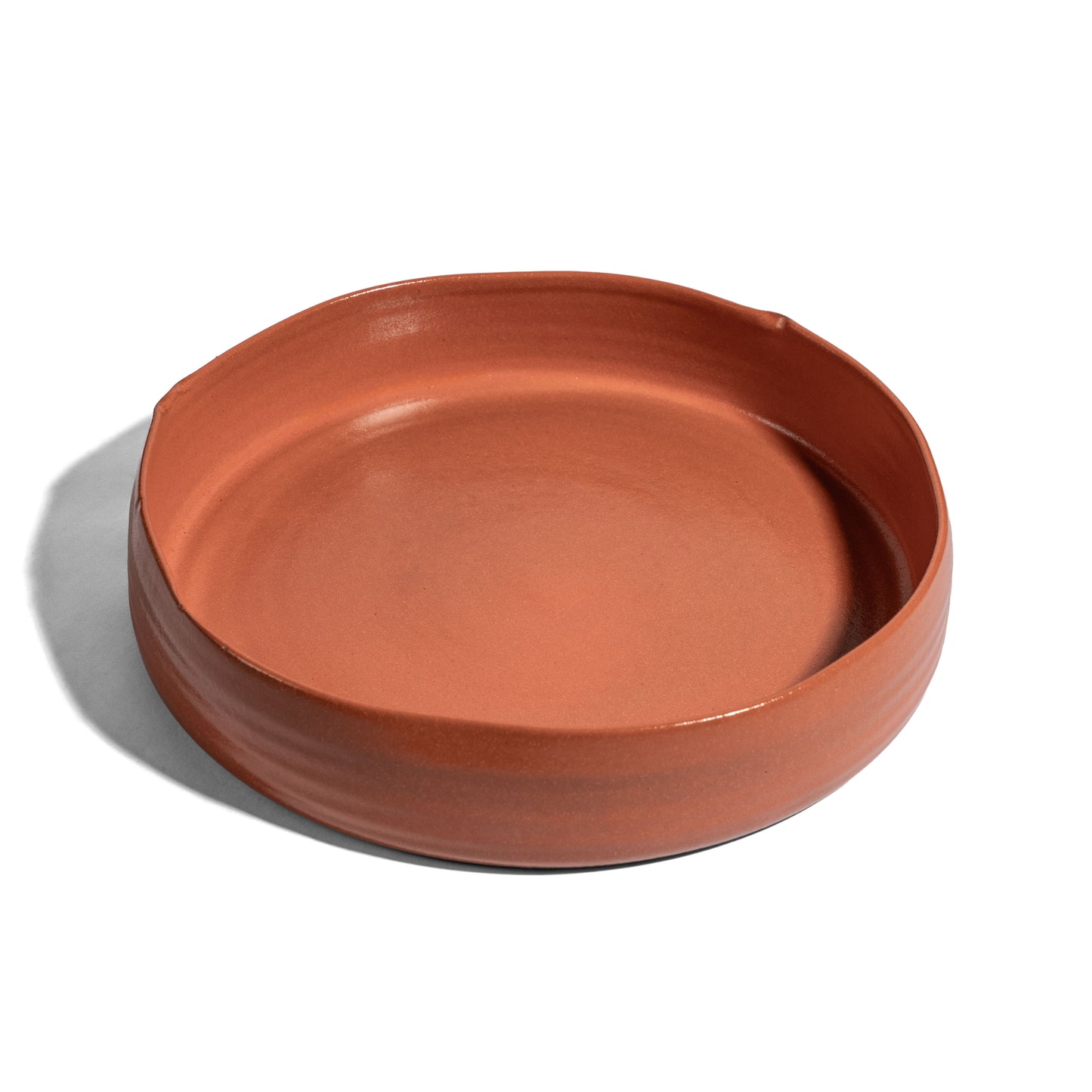 Time - Orange Matte Deep Dinner Plate