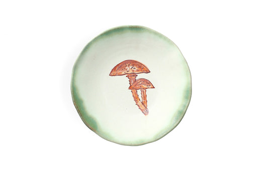 Magic Mushies - Pistara Deep Plate - Rust