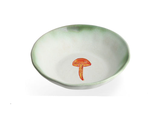 Magic Mushies - Pistara Deep Plate - Amber