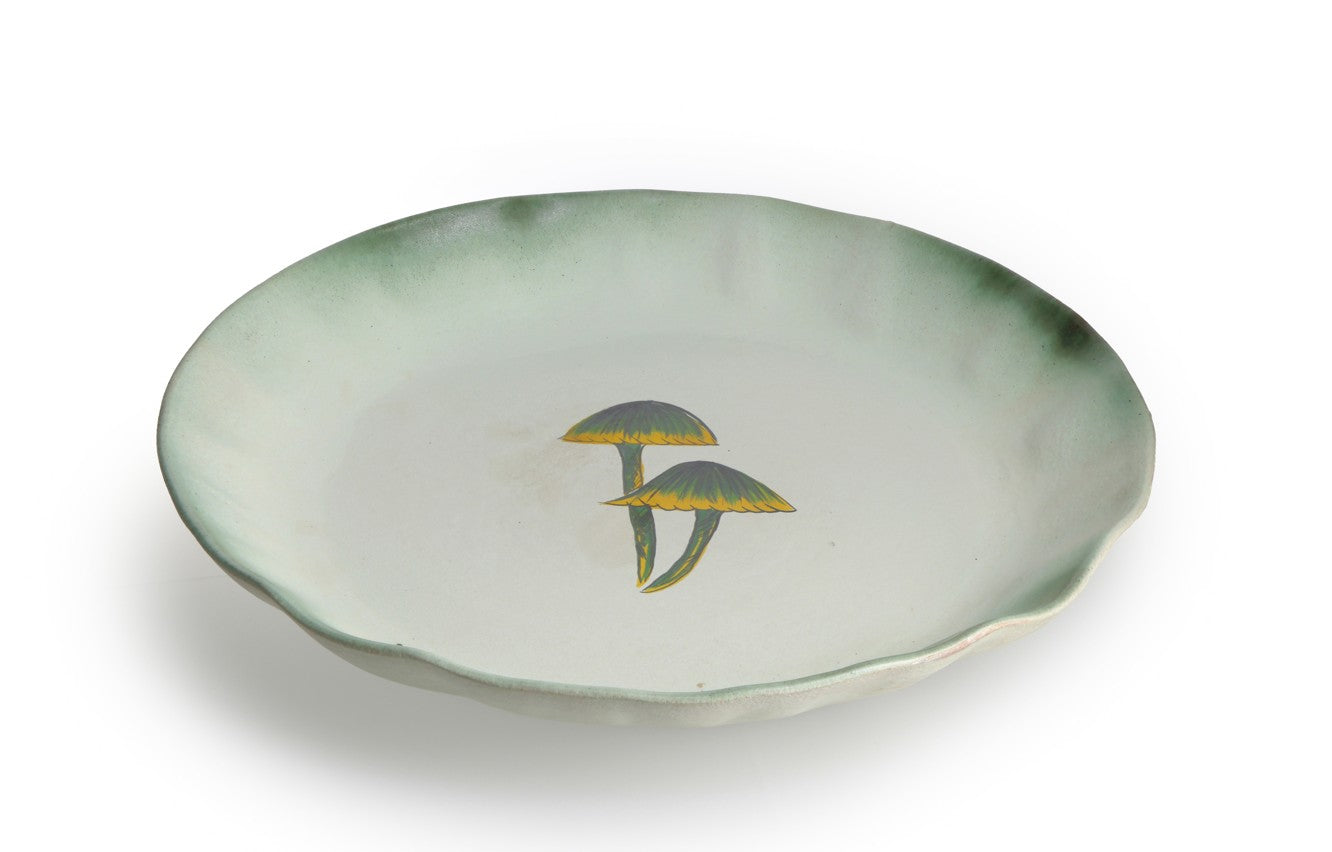Magic Mushies - Pistara Serving Plate - Sunny