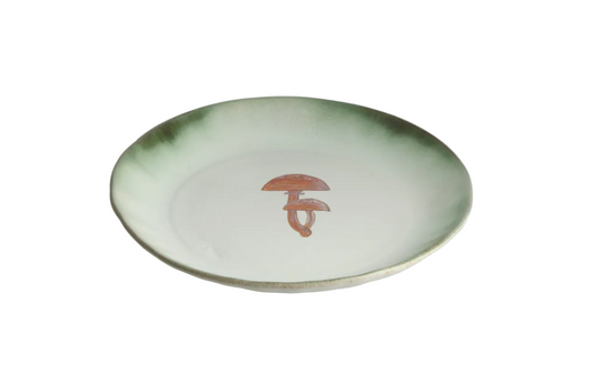 Magic Mushies - Pistara Serving Plate - Rust