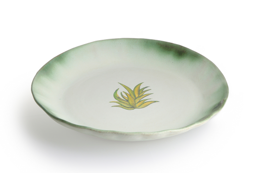 Magic Mushies - Pistara Deep Serving Plate Aloe