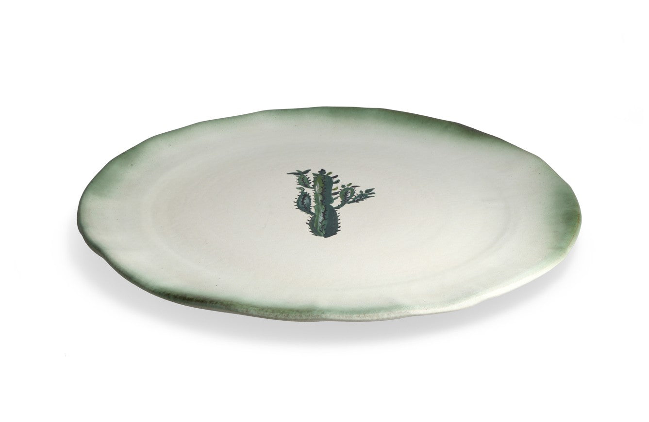 Magic Mushies - Pistara Serving Plate - Verde
