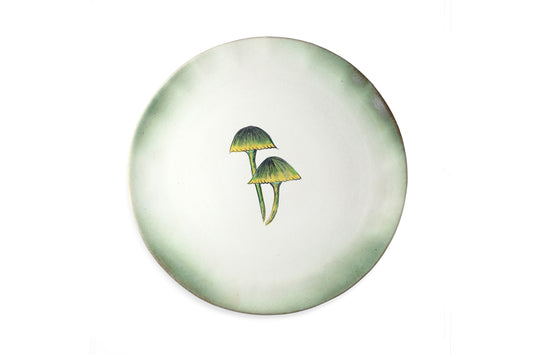 Magic Mushies - Pistara Flat Serving Plate Sunny