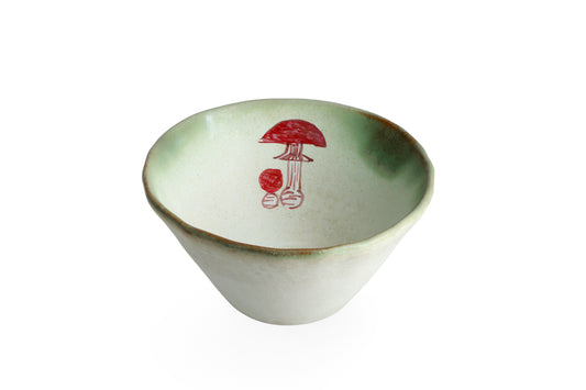 Magic Mushies - Pistara Bowl Ruby