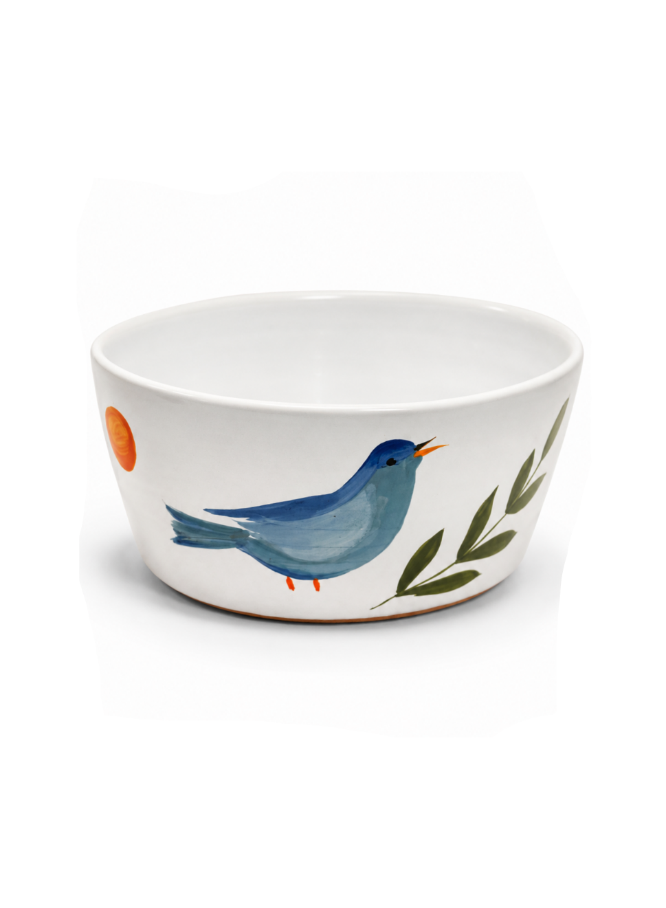 Folklore - White Glossy Medium Bowl