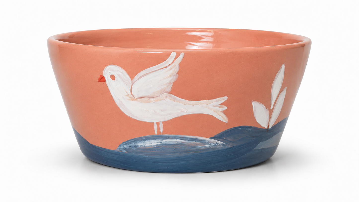 Folklore - Clay Glossy Medium Bowl