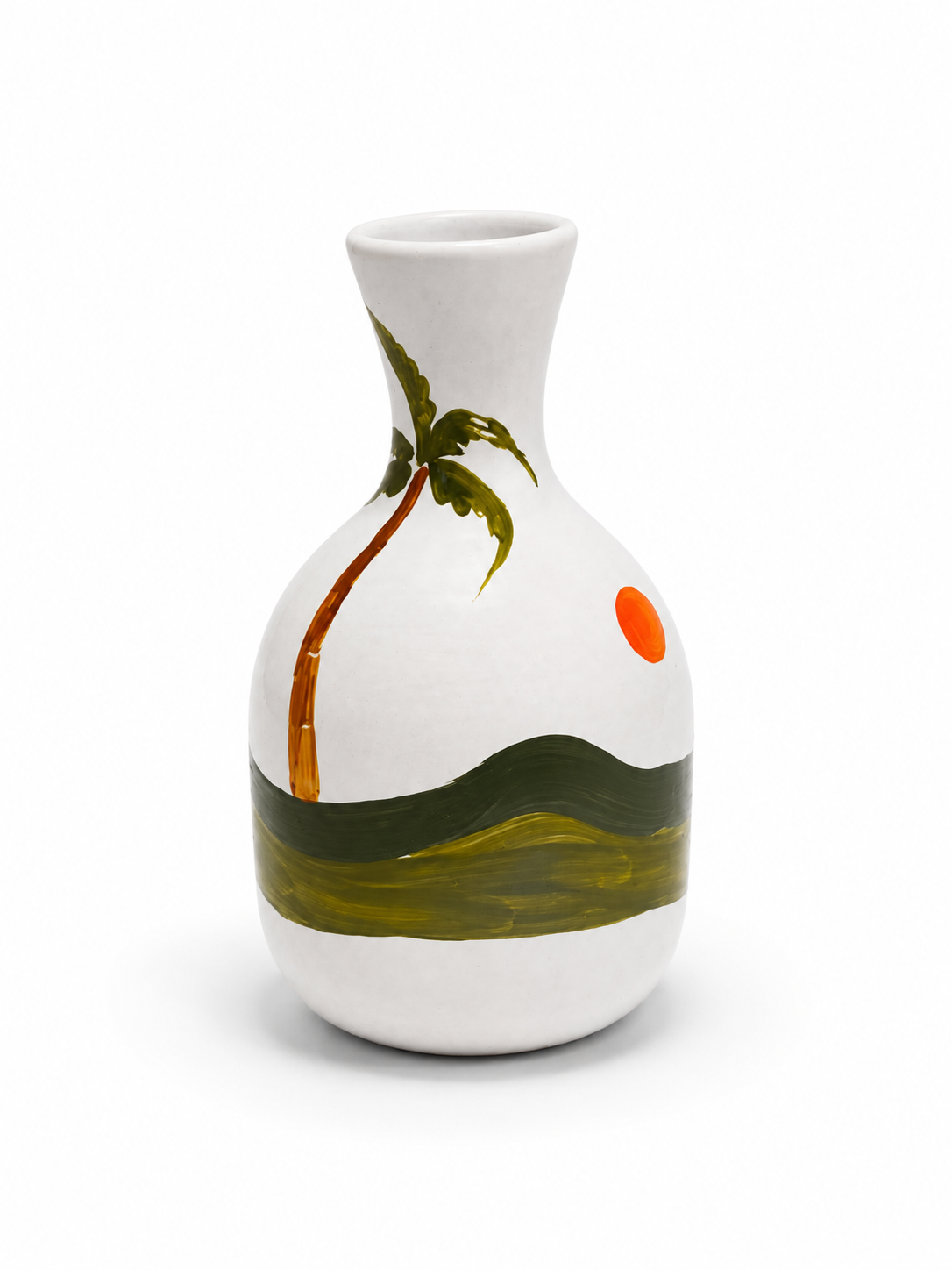 Folklore - White Glossy Tall Vase