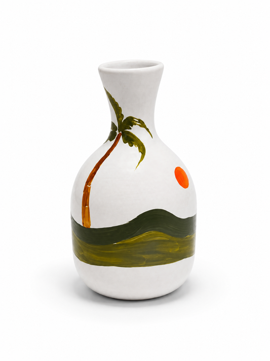 Folklore - White Glossy Tall Vase
