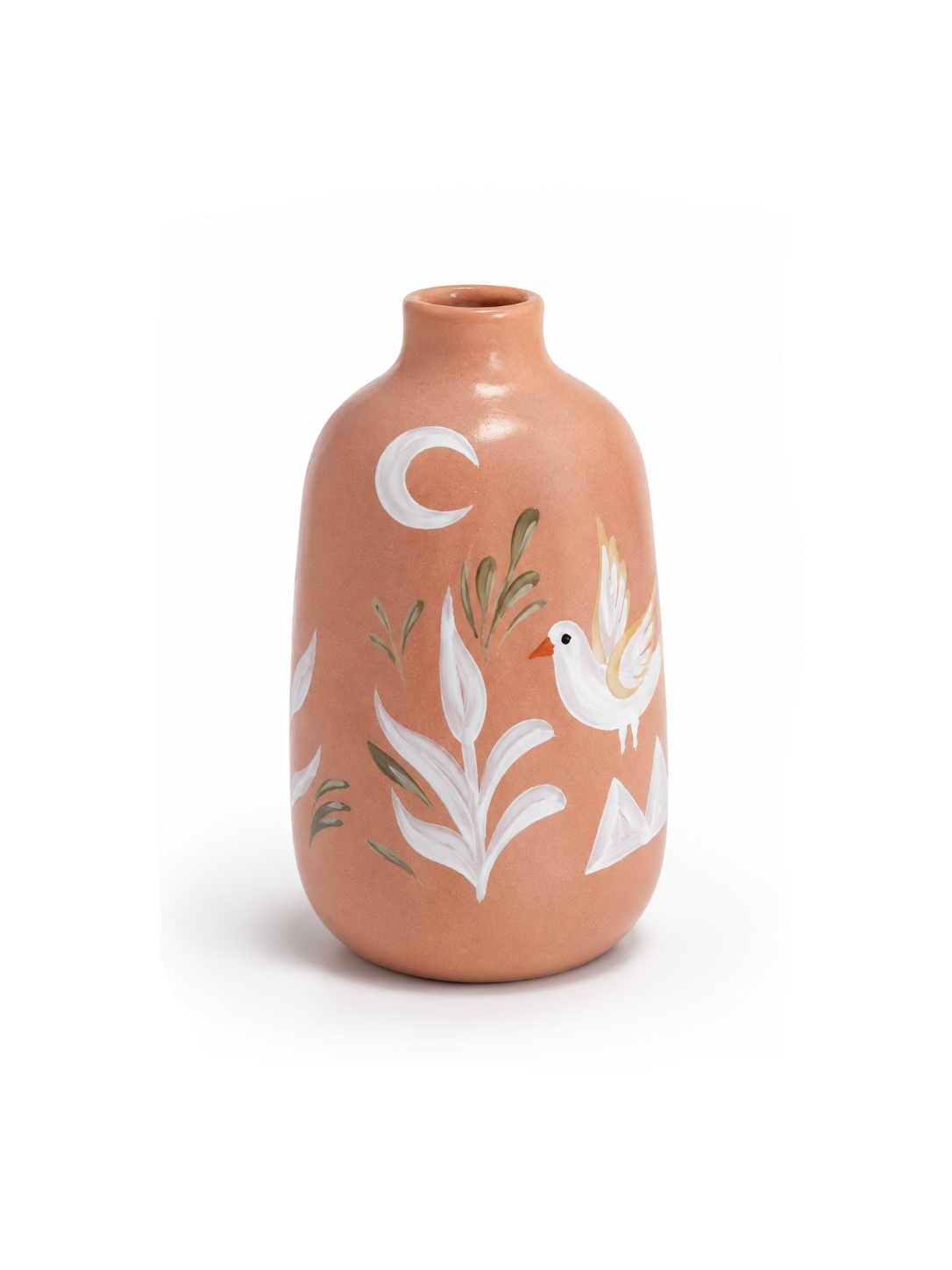 Folklore - Clay Glossy Small Vase