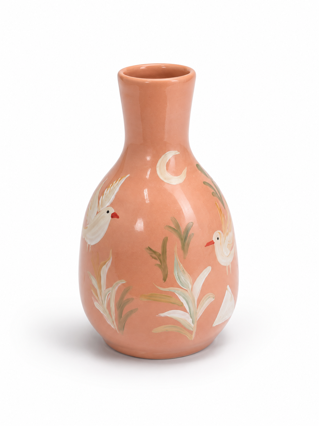 Folklore - Clay Glossy Tall Vase