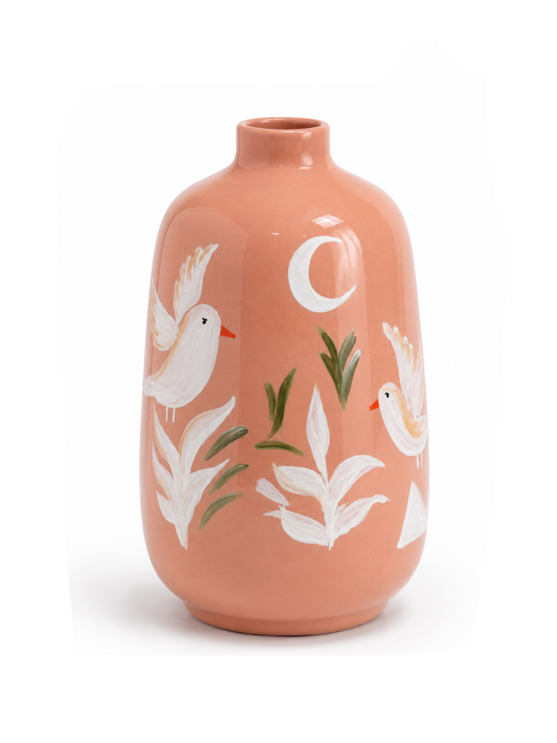 Folklore - Clay Glossy Small Vase