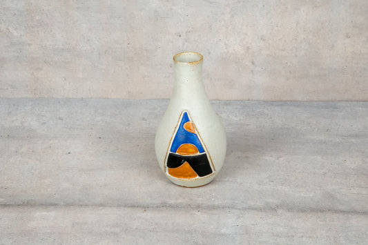 Sunlit - Skies (Blue & Orange) Pyramid Bulb Bottle
