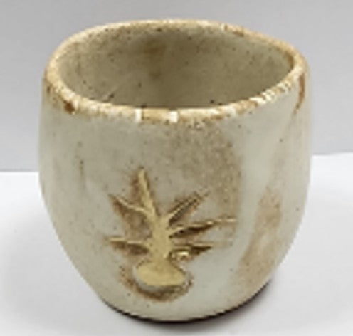 Sunlit-GF Ivory White & Gold Pinapple Cracked Set