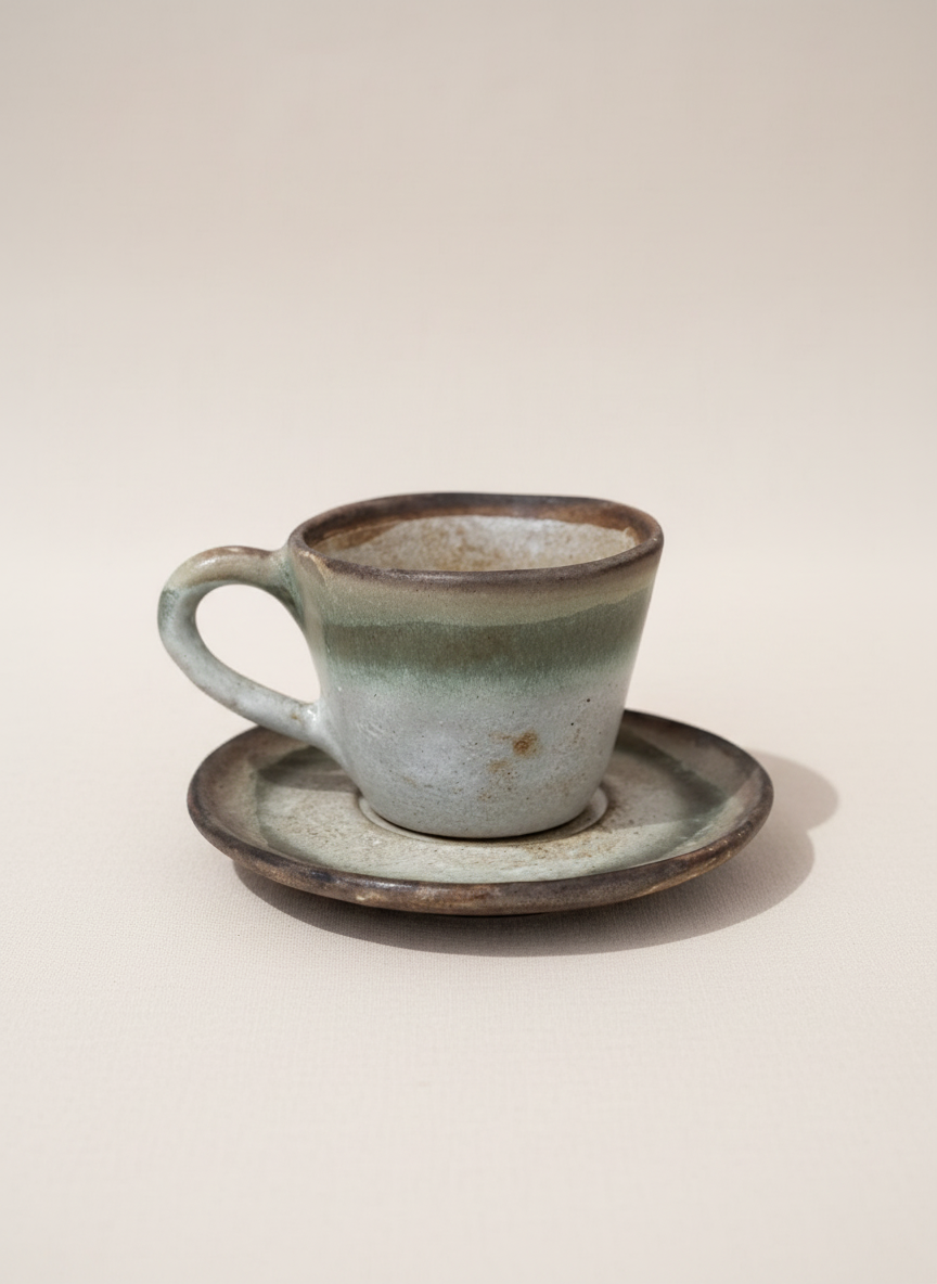 Caves - Sage Cappuccino Set