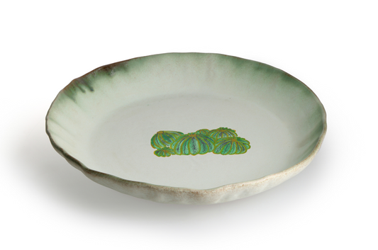 Magic Mushies - Pistara Deep Serving Plate Cluster