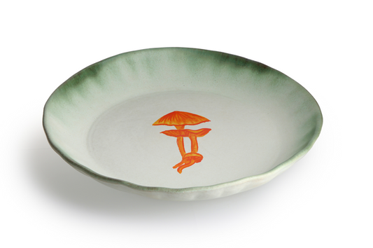 Magic Mushies - Pistara Deep Serving Plate Trio