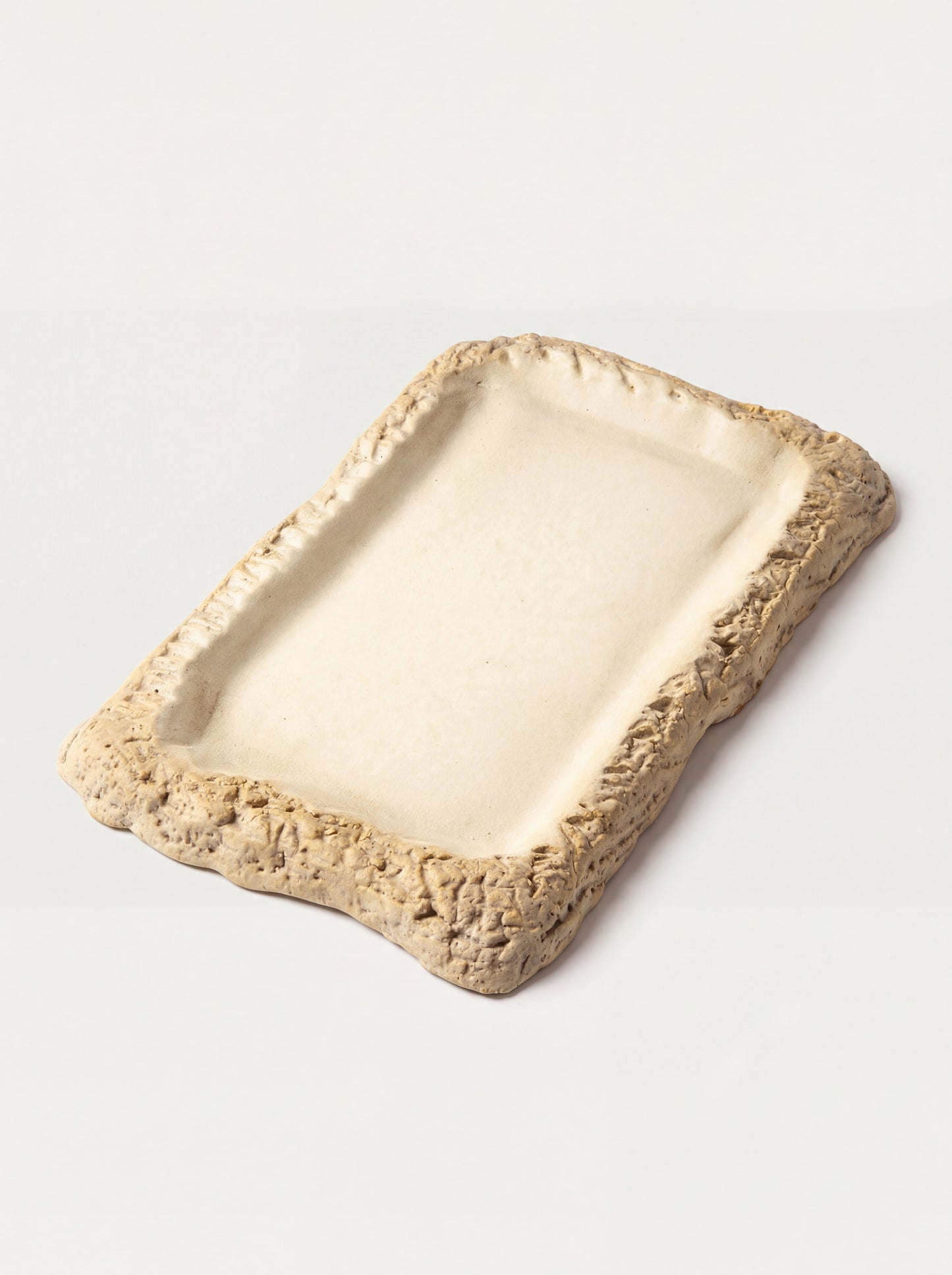 Seaside - Rectangular Tray - Ivory White