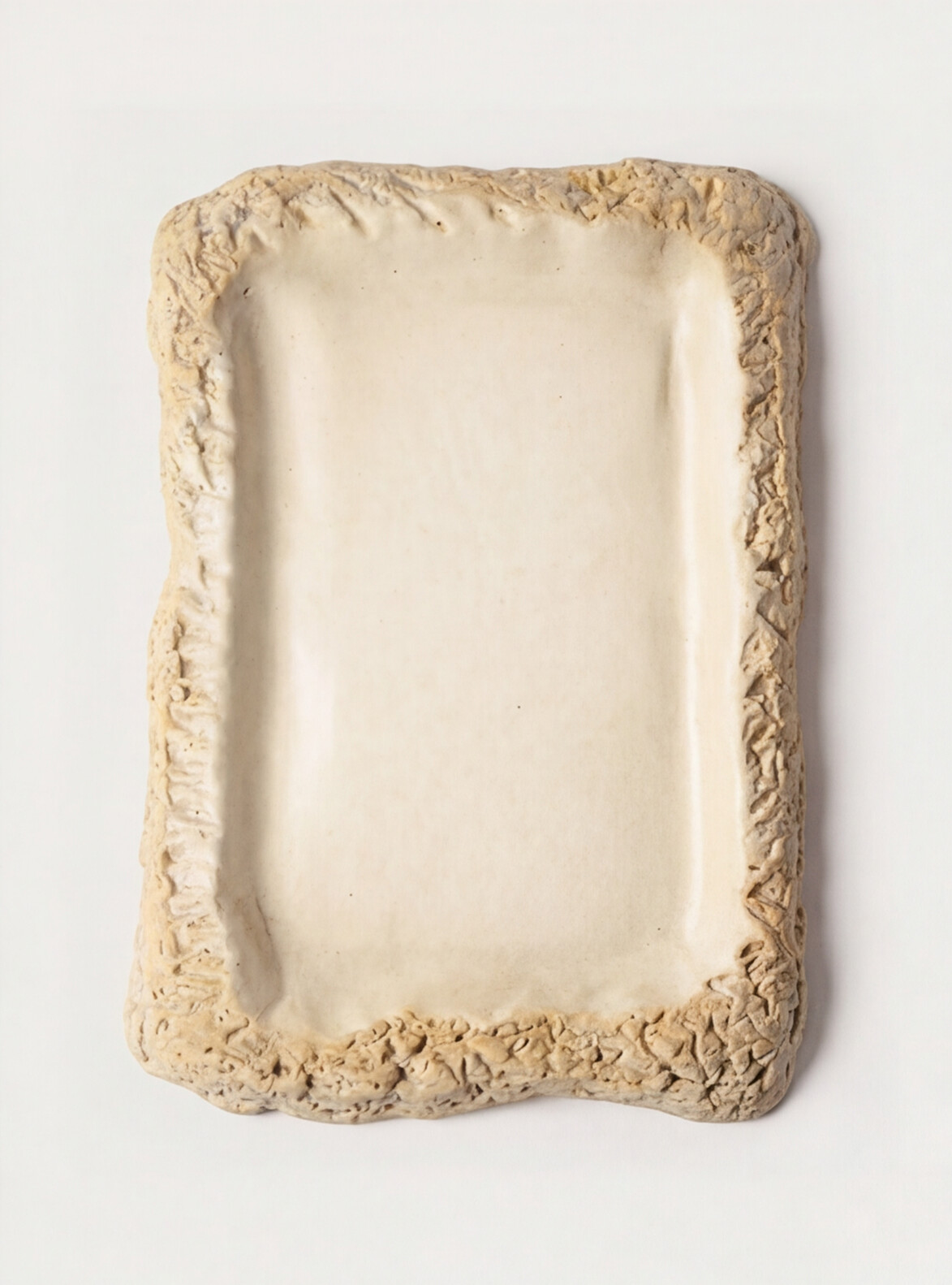 Seaside - Rectangular Tray - Ivory White