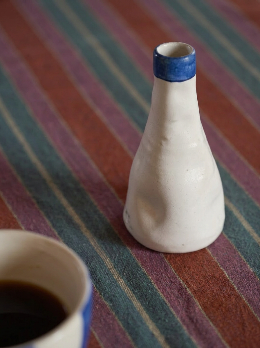 Dunes - Blue Stripes Vase