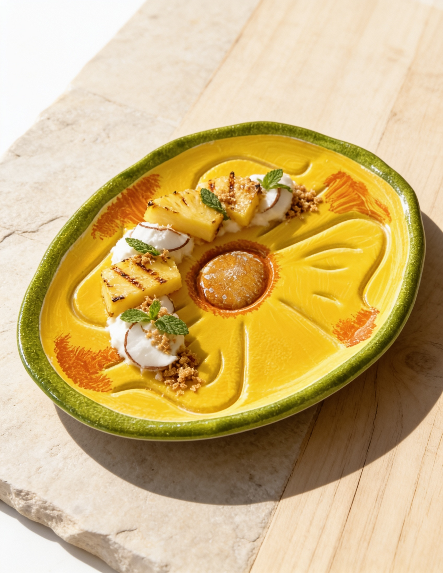 Tutti Frutti - Flat Plate - Pineapple